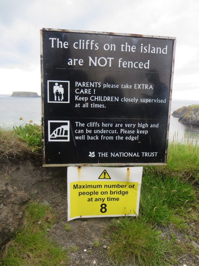 2272 rope bridge warning