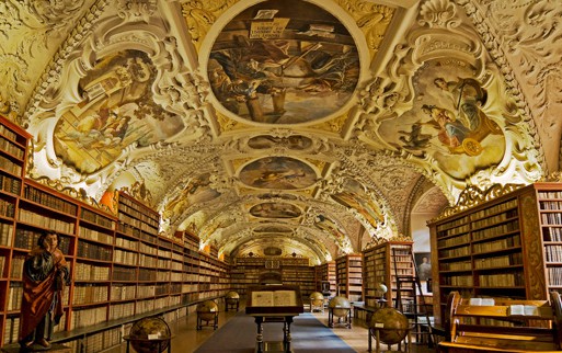 Prague Monastary library