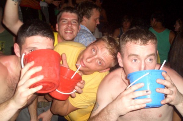 bogans, beer and buckets