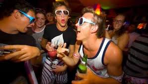 bogans with shades at night